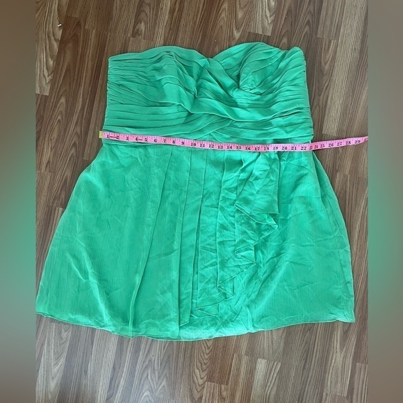 David's Bridal Clover Green Dress - Picture 7 of 16